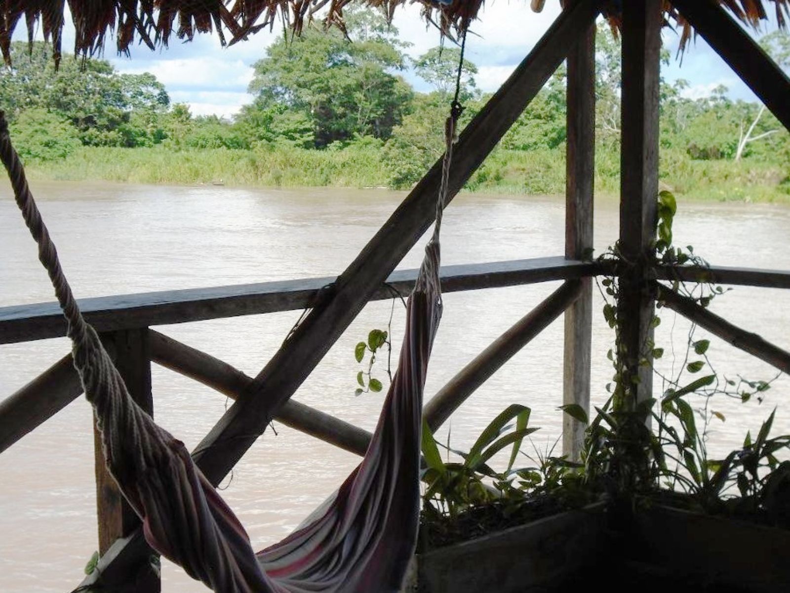 Rondreis Colombia, Leticia, Kurupira, uitzicht