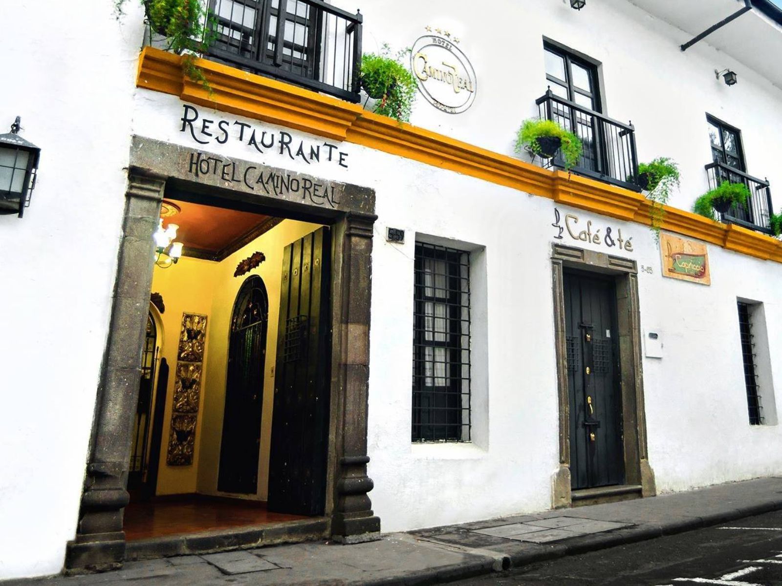 Rondreis Colombia, Popayan, Hotel Casmino Real, buitenaanzicht