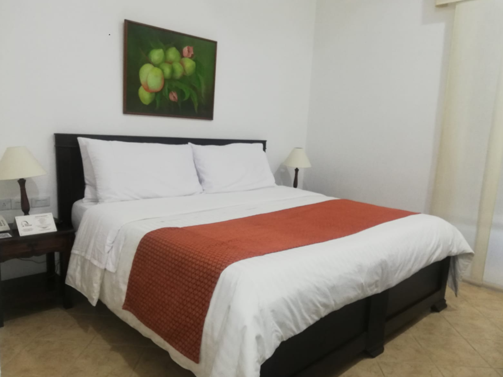 Rondreis Colombia, Popayan, hotel la Plazuea tweepersoonskamer