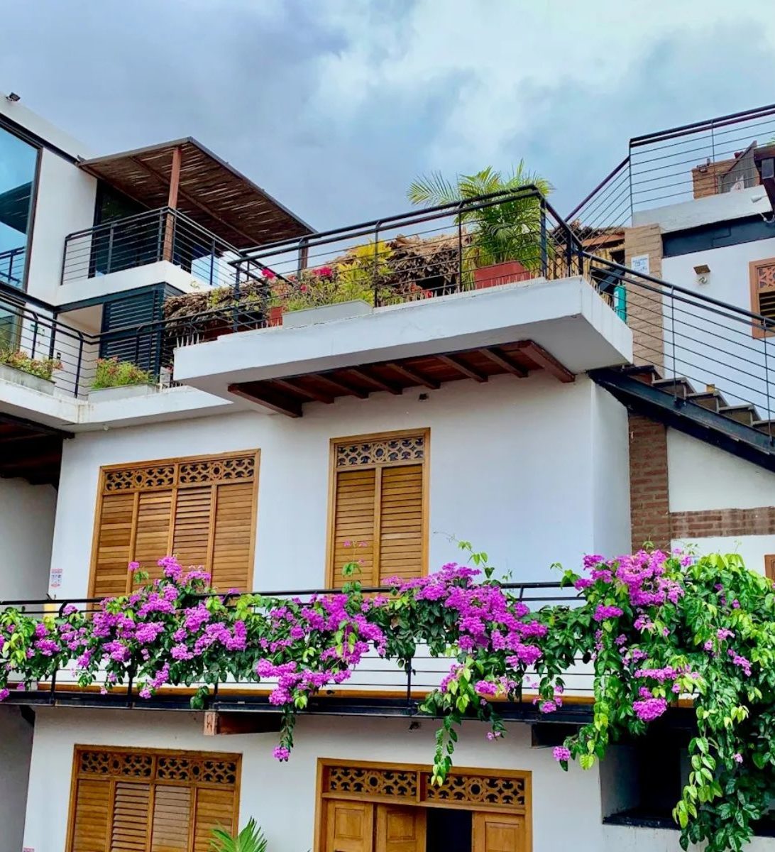 Rondreis Colombia, Santa Marta, Casa Carolina - buitenaanzicht