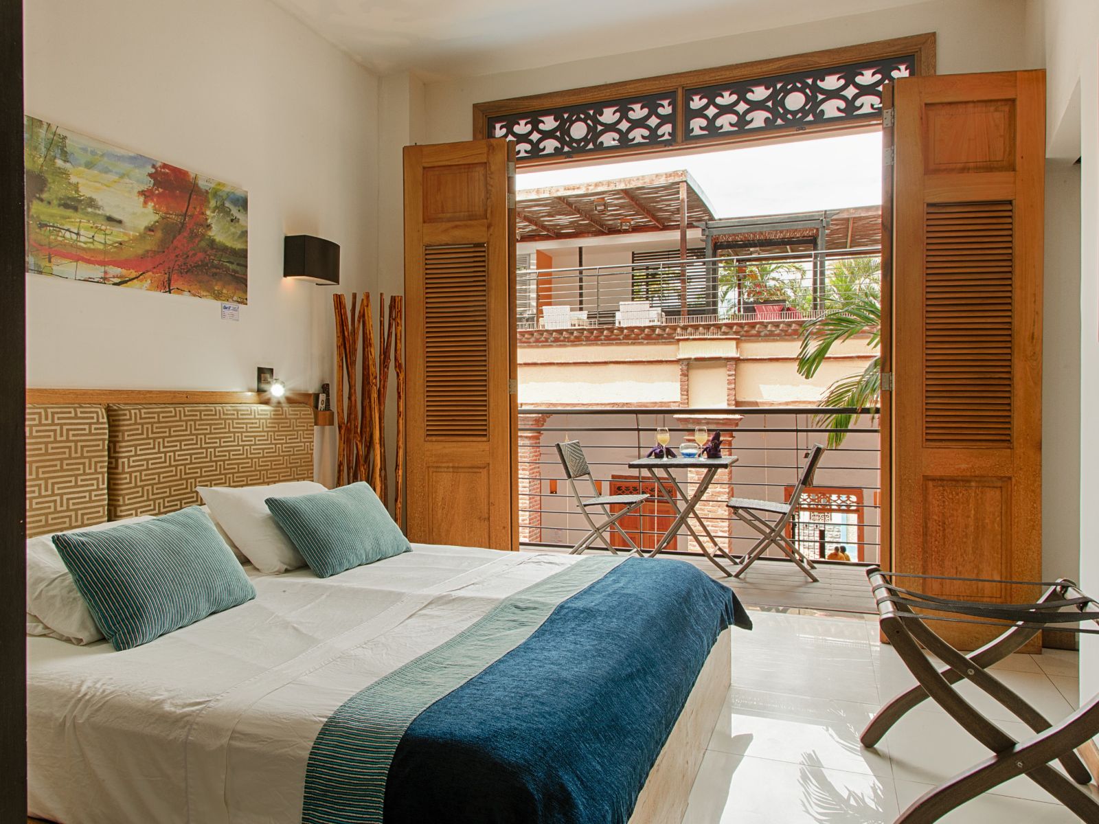Rondreis Colombia, Santa Marta, Casa Carolina - standaard kamer