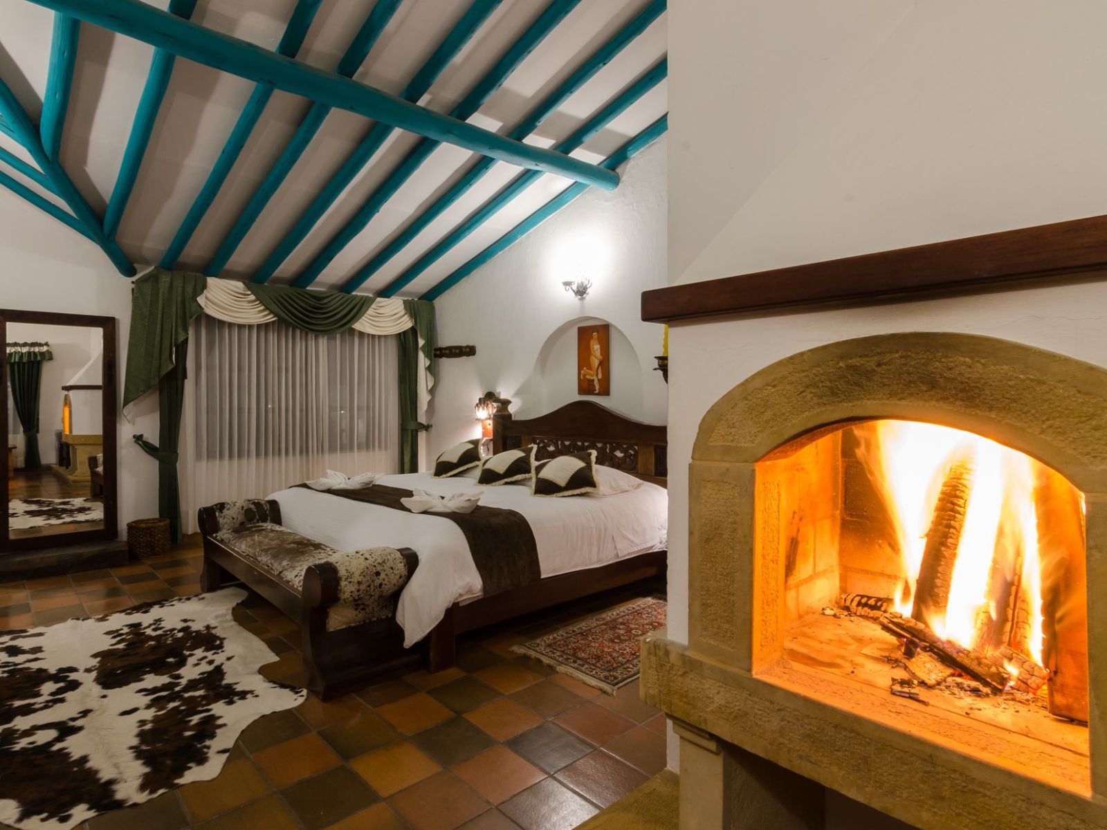 Rondreis Colombia, Villa de Leyva, Hotel Antonio Nariño - tweeperoonskamer 2