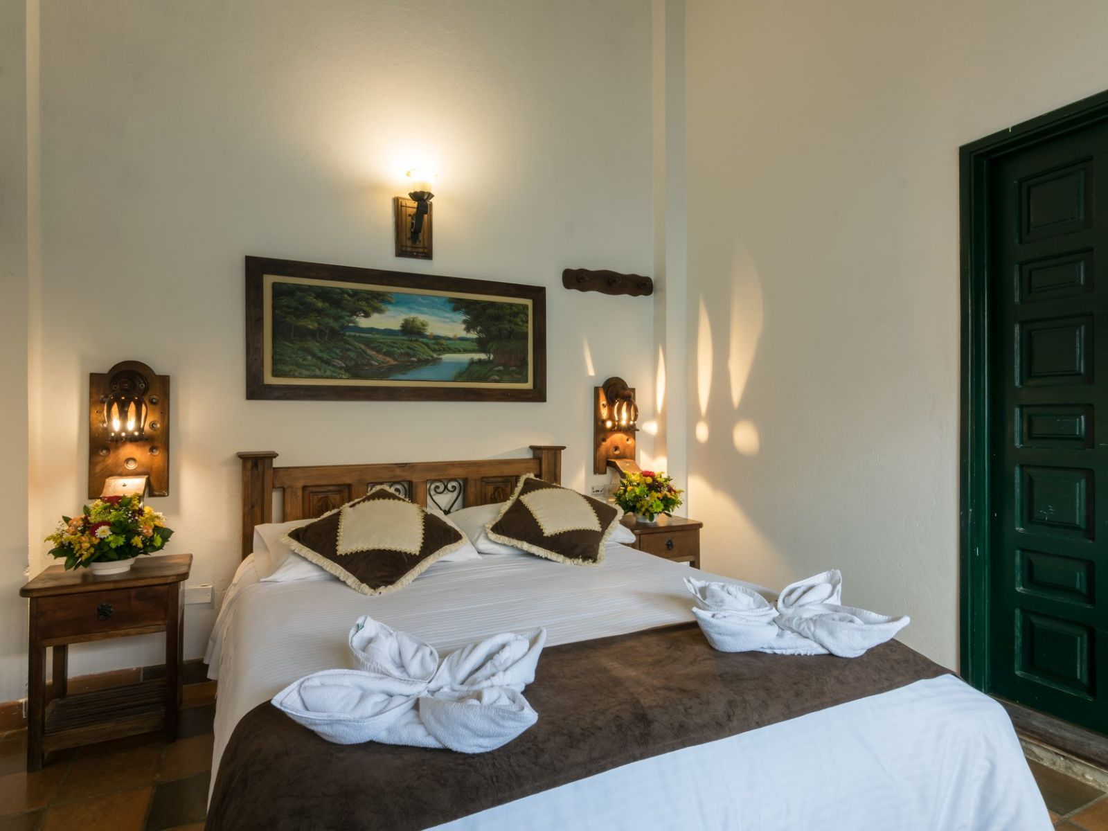 Rondreis Colombia, Villa de Leyva, Hotel Antonio Nariño - tweeperoonskamer