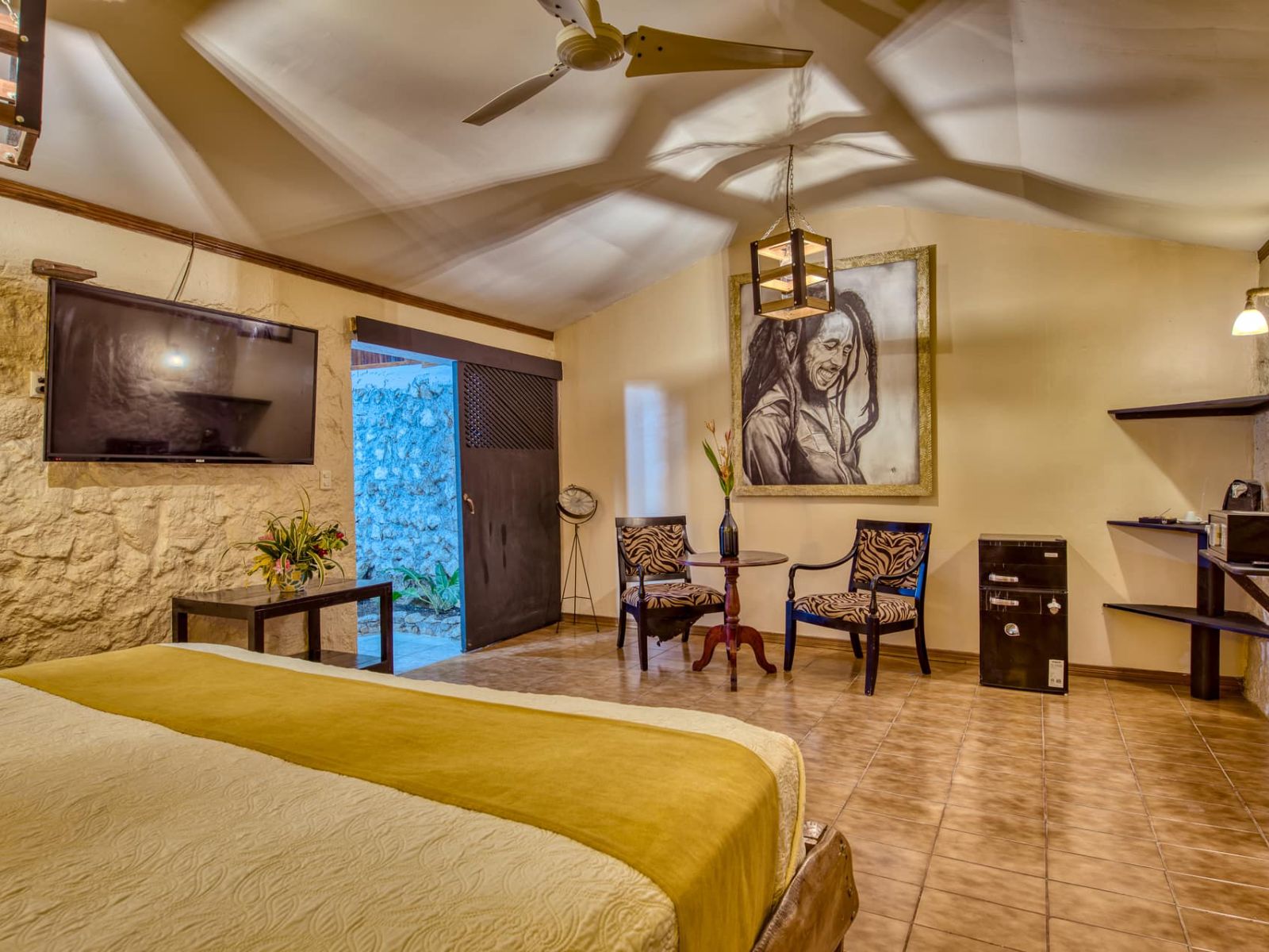 Rondreis Costa Rica, Cahuita, Atlantida Lodge, tweepersoonskamer