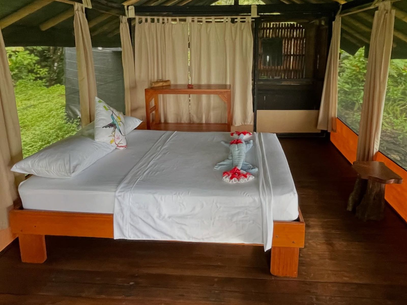Rondreis Costa Rica, Corcovado National Park, La Leona Eco Lodge tweepersoonskamer