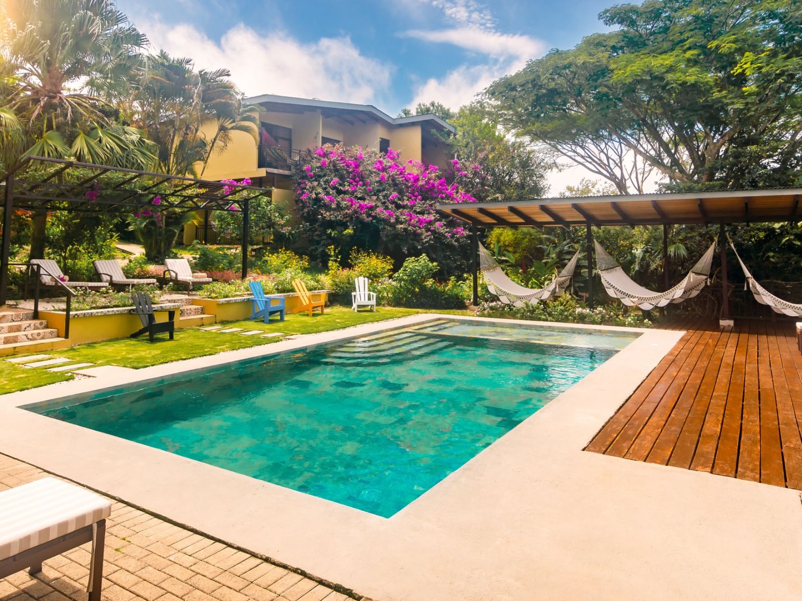 Rondreis Costa Rica, Rincon de la Vieja, Rinconcito lodge, buitenaazicht