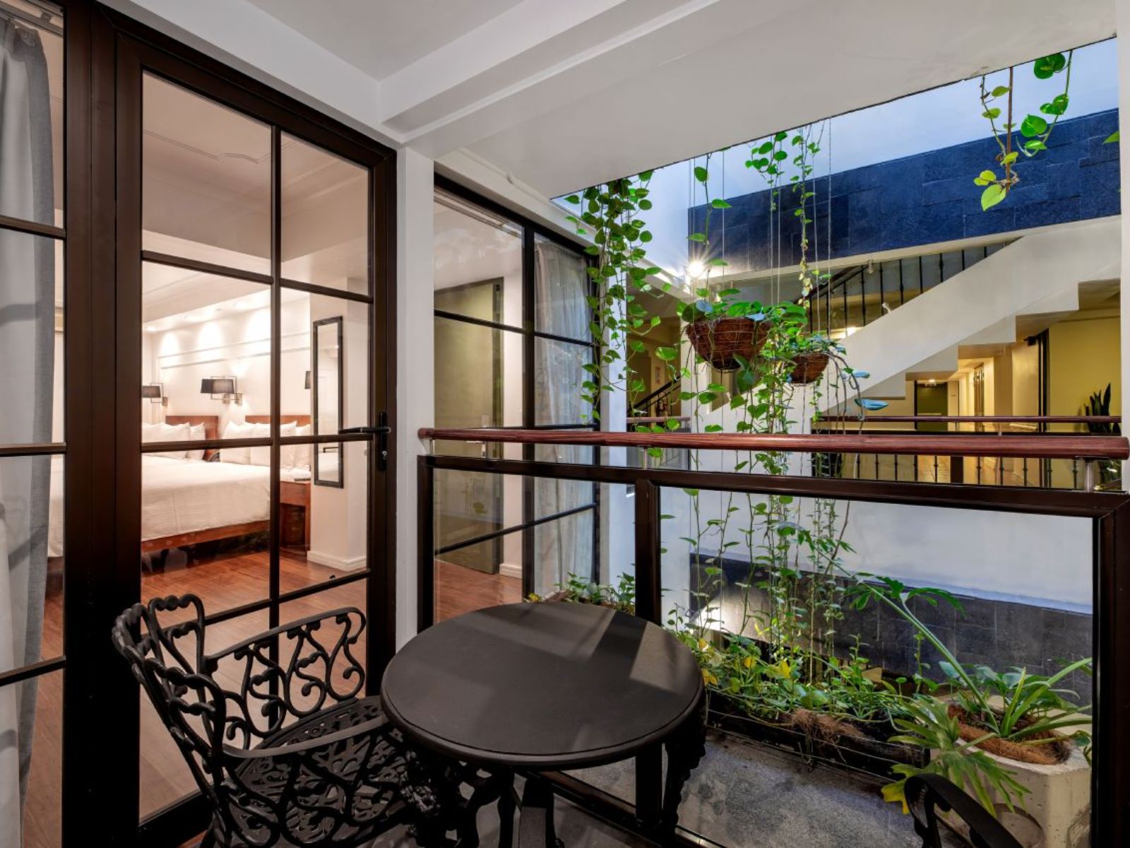 Rondreis Costa Rica, San Jose, Hotel Presidente, balkon