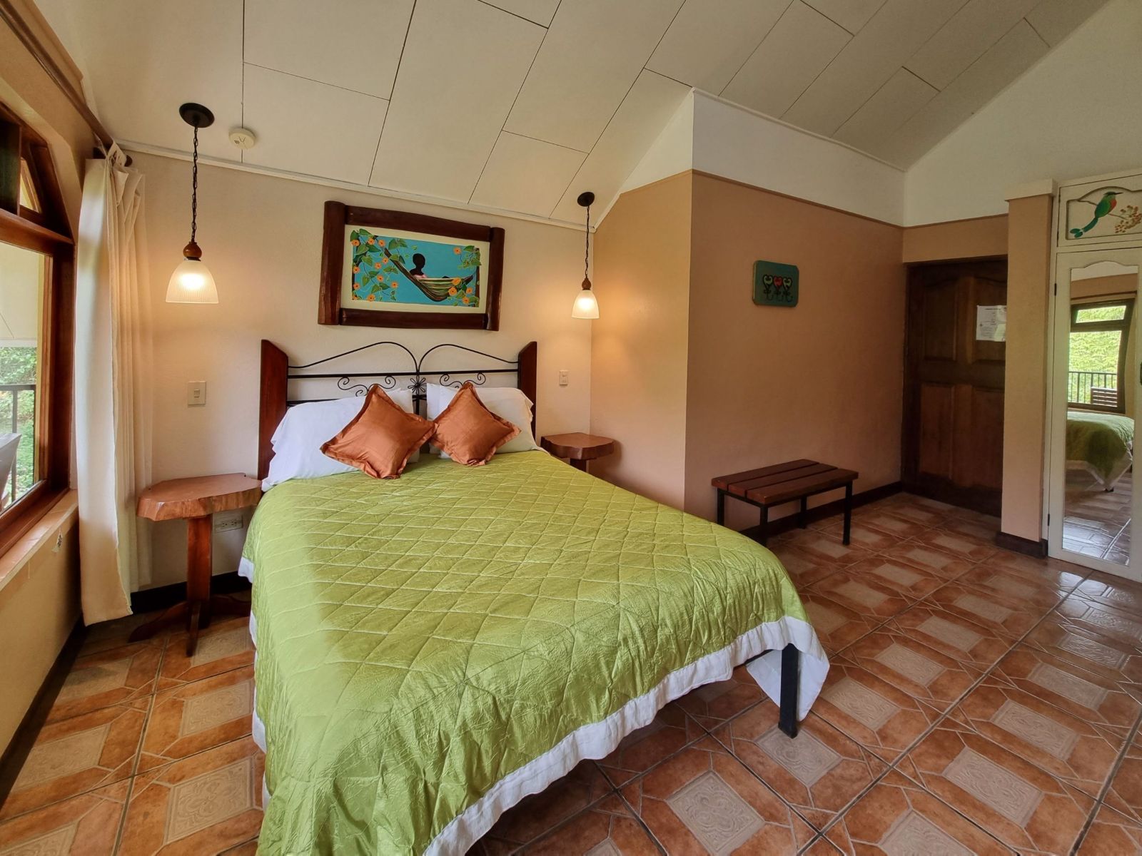 Rondreis Costa Rica, Turrialba, Guayabo Lodge,tweepersoonskamer