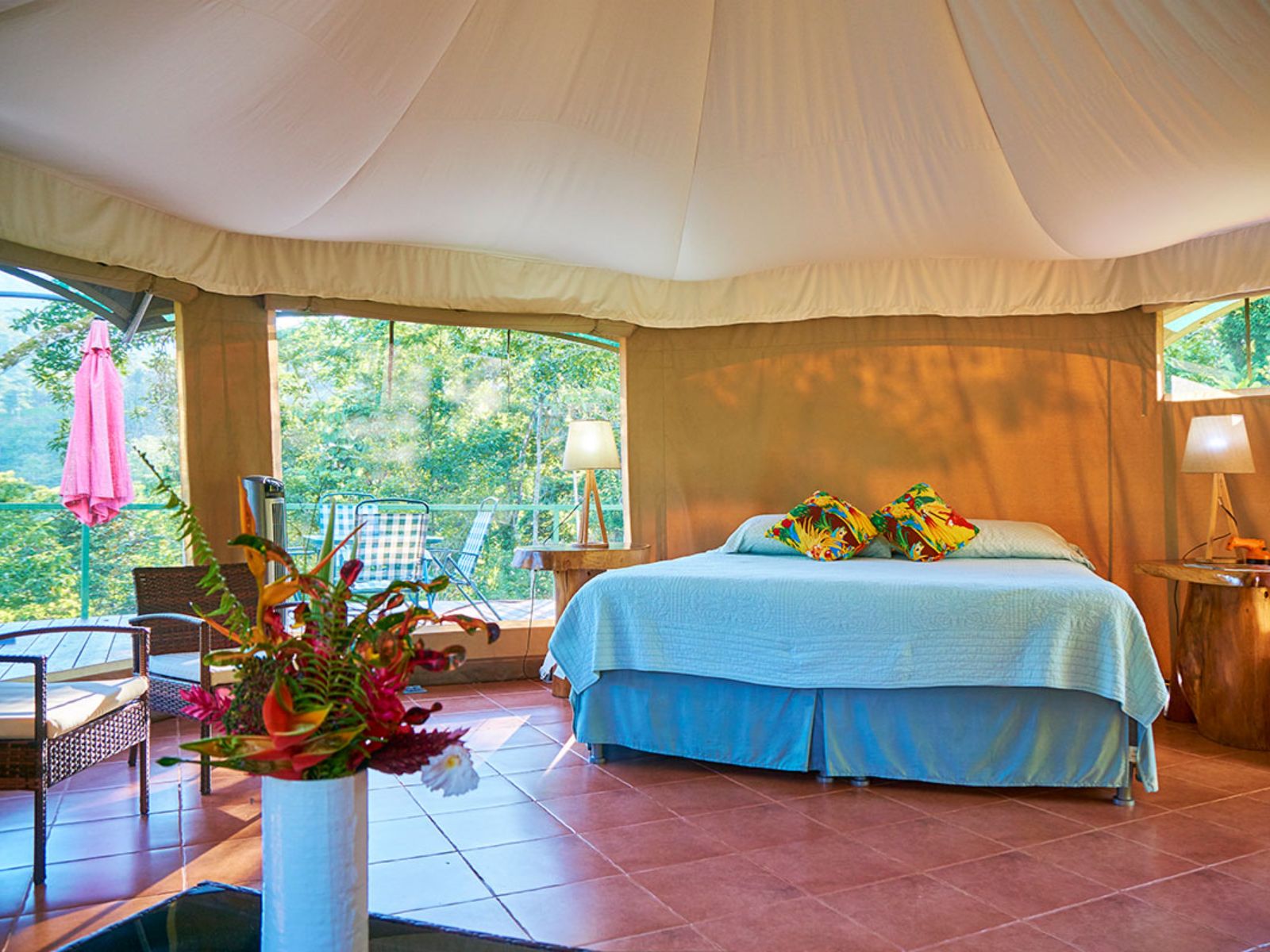 Rondreis Costa Rica, Uvita, Manoas, tweepersoonskamer tent