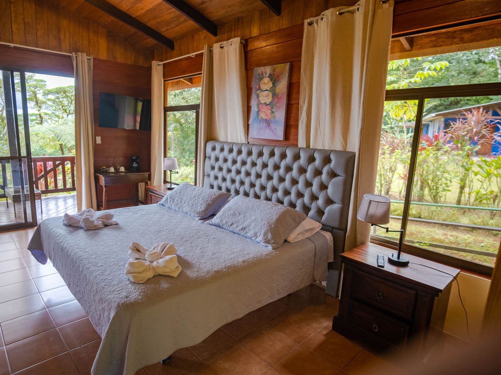 Rondreis Cuba, Bijagua, Heliconias Rainforest Lodge, tweepersoonskamer