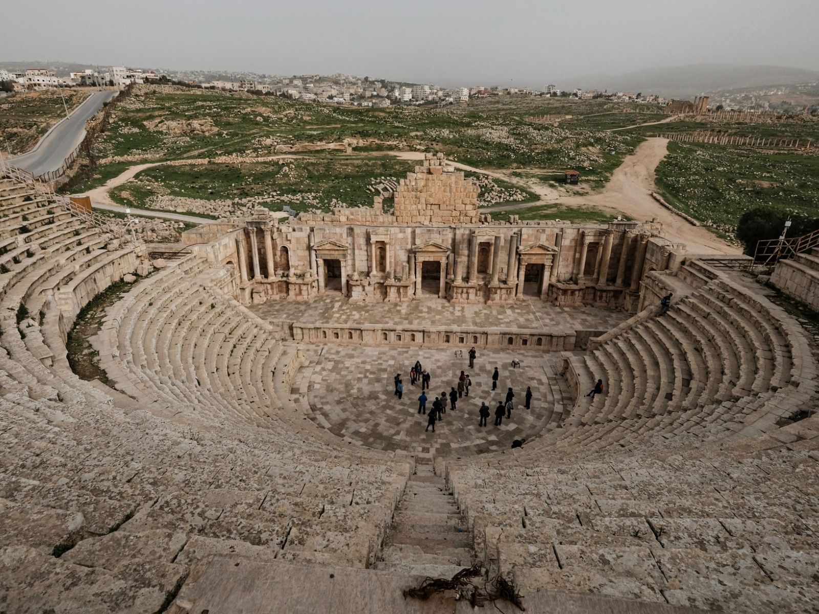 Rondreis Jordanië, Jerash, Amfitheater