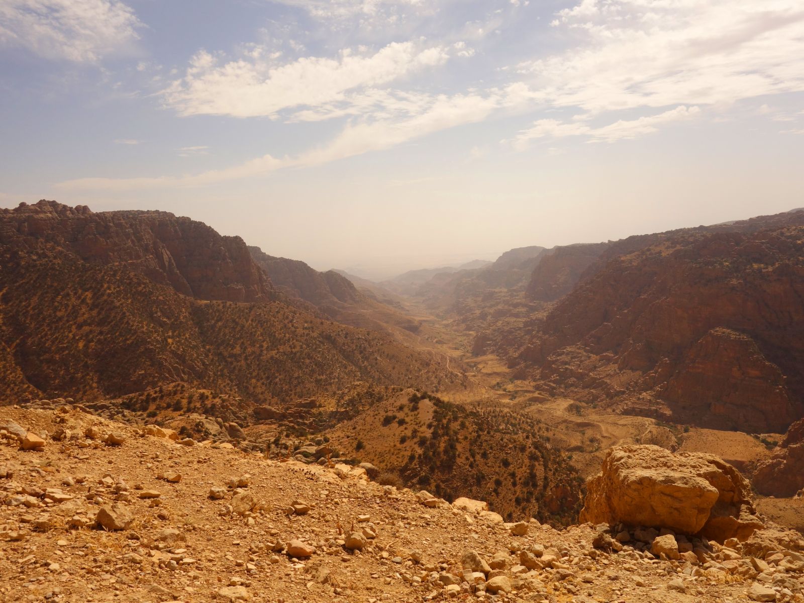 Rondreis Jordanië, Jordan Trail (hiking trail), Wadi Dana vallei