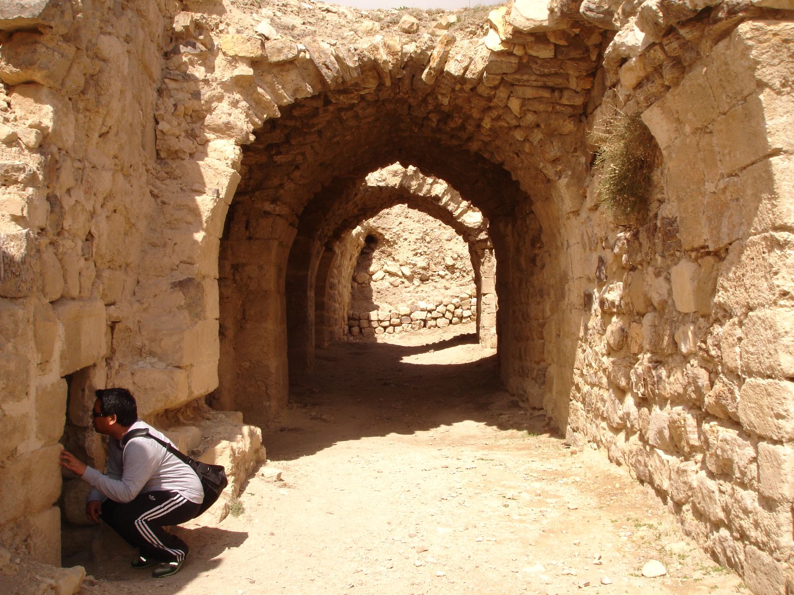 Rondreis Jordanië, Kerak, gangpad
