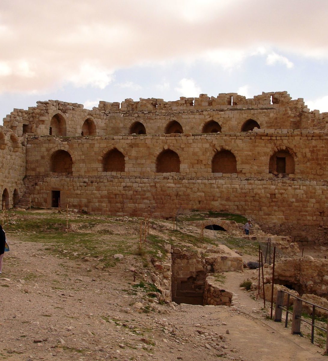 Rondreis Jordanië, Kerak, ruïne