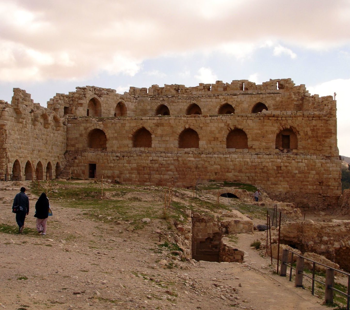 Rondreis Jordanië, Kerak, ruïne