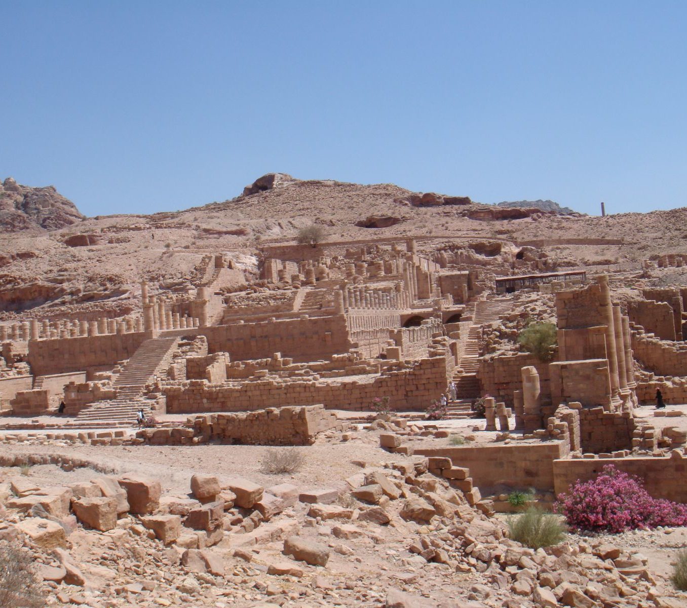 Rondreis Jordanië, Petra , centrum stad