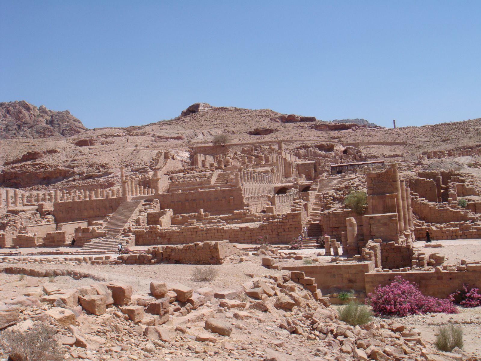Rondreis Jordanië, Petra , centrum stad