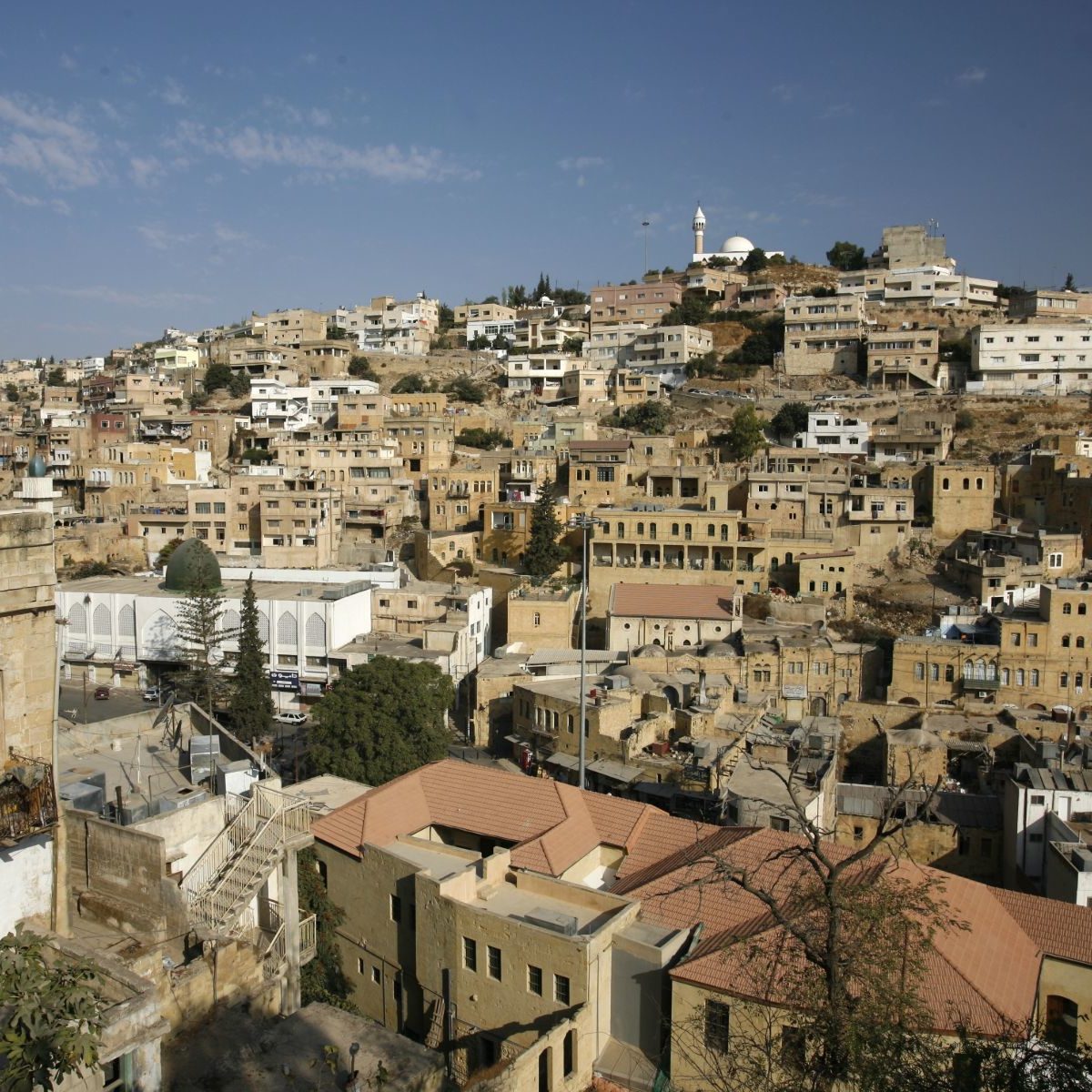 Rondreis Jordanië, Salt, bovenaanzicht