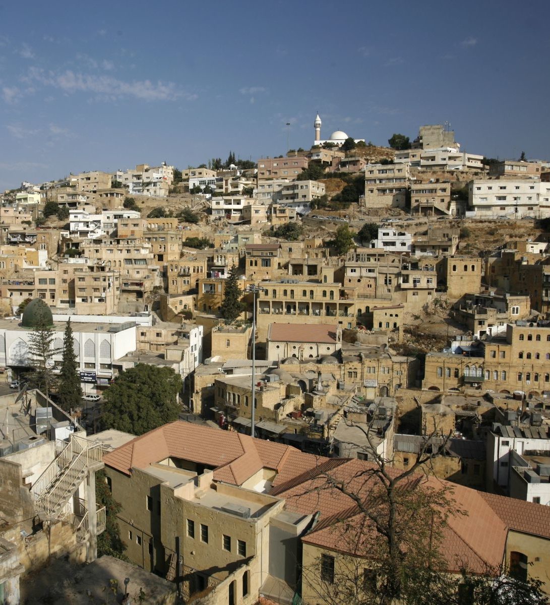 Rondreis Jordanië, Salt, bovenaanzicht