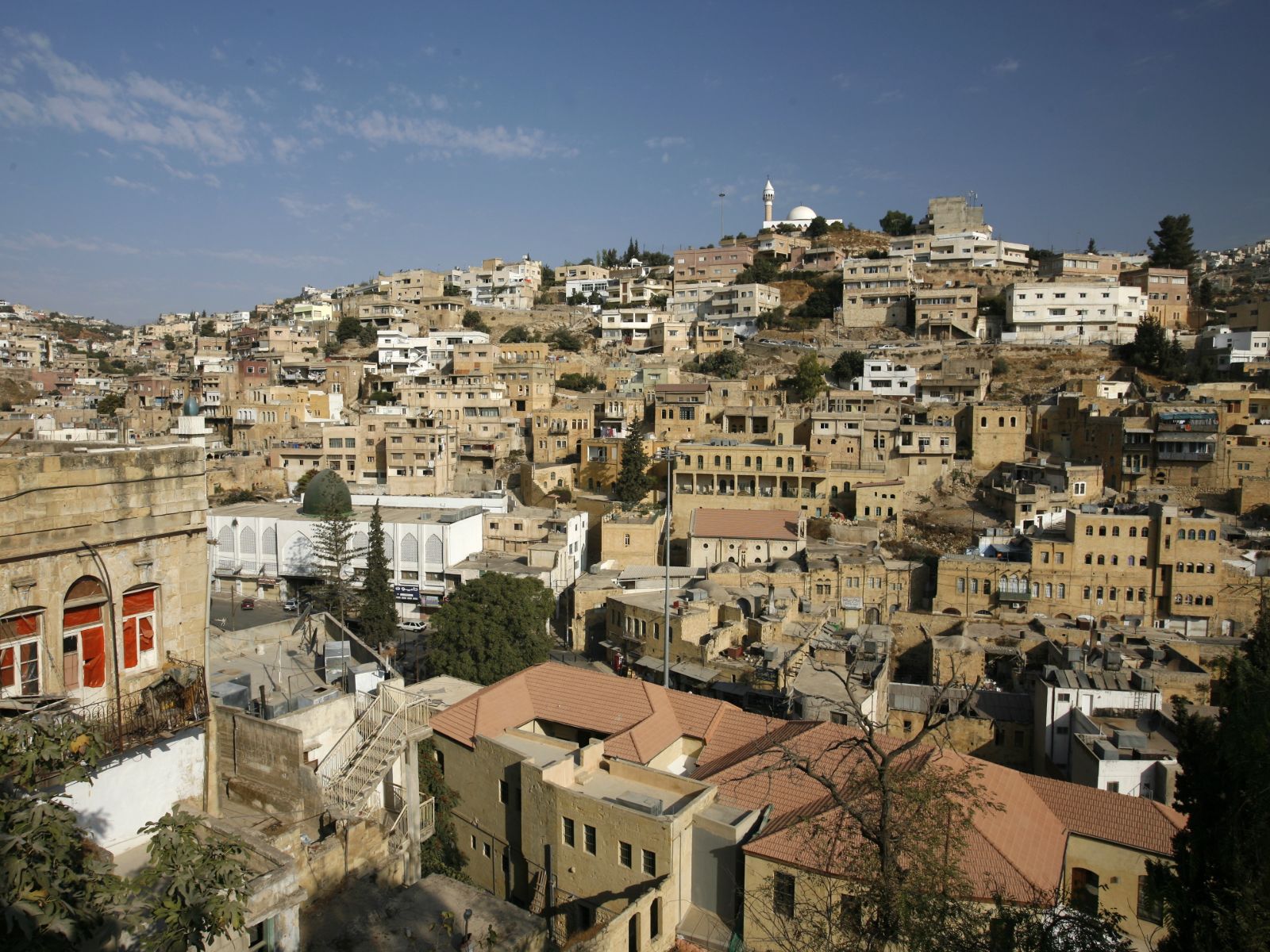 Rondreis Jordanië, Salt, bovenaanzicht