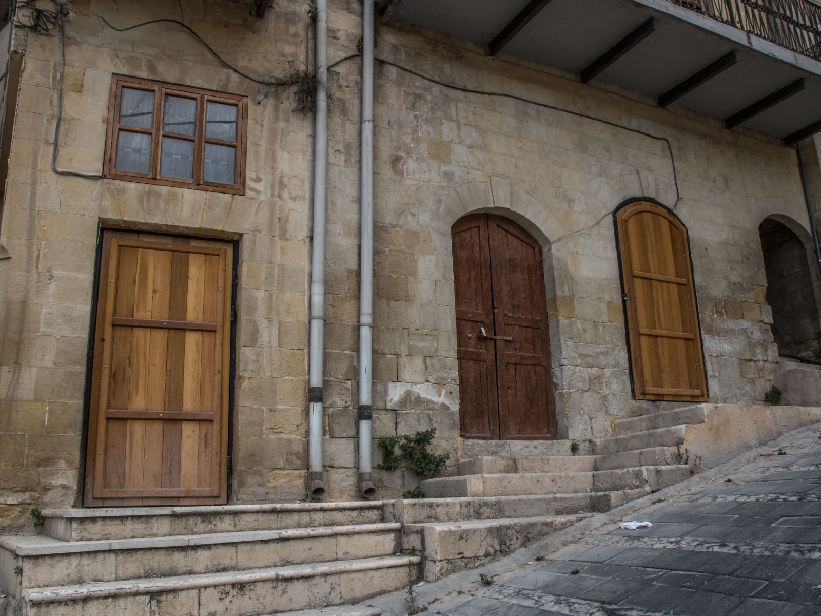 Rondreis Jordanië, Salt, huis en straat