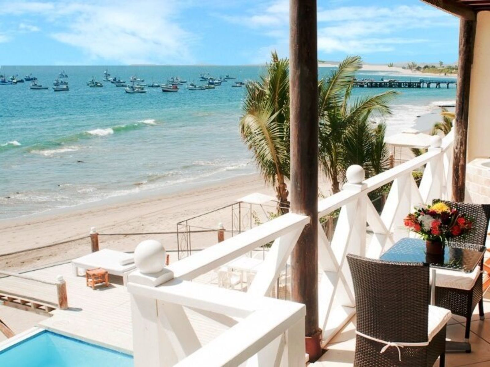 Rondreis Peru, Mancora uitzicht