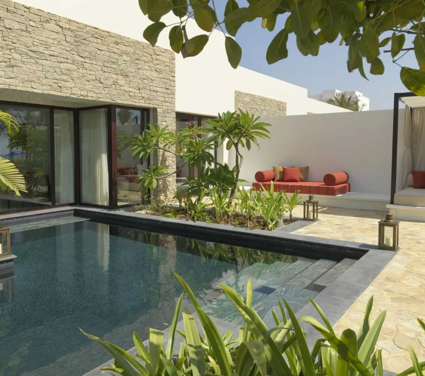 Rondreis Oman, Salalah, Anantara Al Baleed, privé zwembad