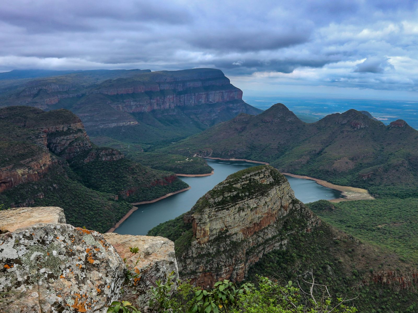 Rondreis Zuid- Afrika, Blyde River Canyon, bewolkt