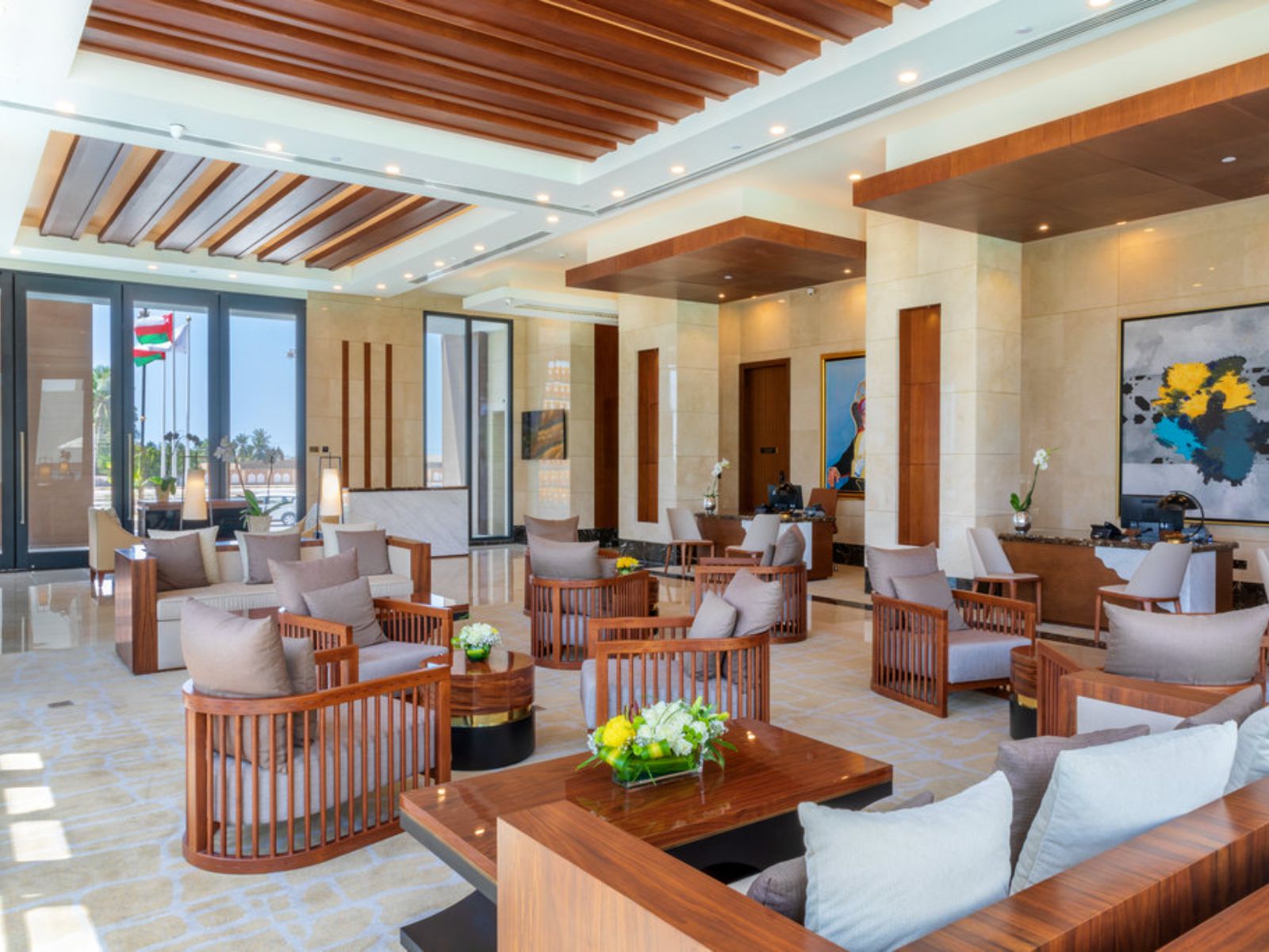 Rondreis Oman, Milenium Resort Salalah lobby
