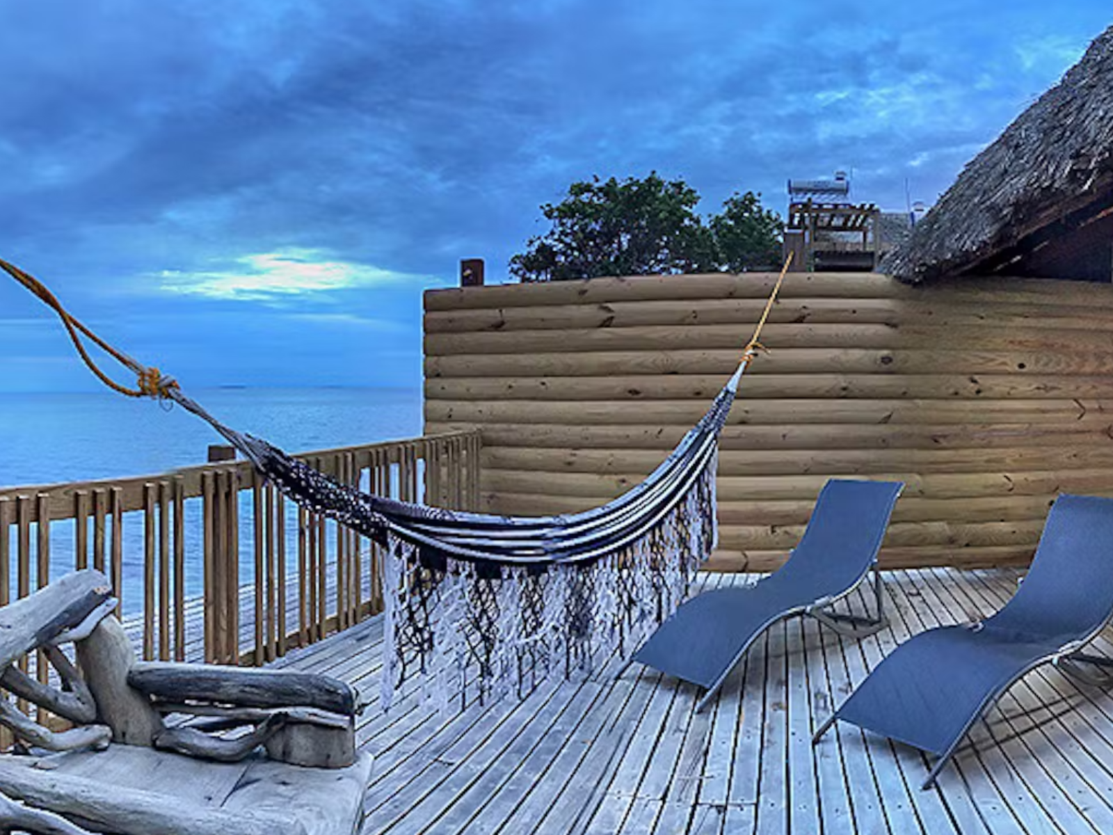 rondreis colombia, Isla Mucura, Hotel Punta Faro. balkon