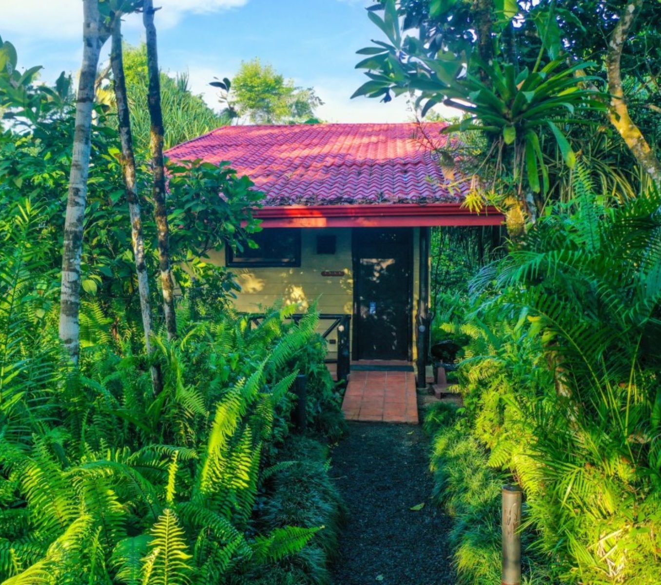 Rondreis Costa Rica, Boca Tapada, Maquenque Eco Lodge, buitenaanzicht