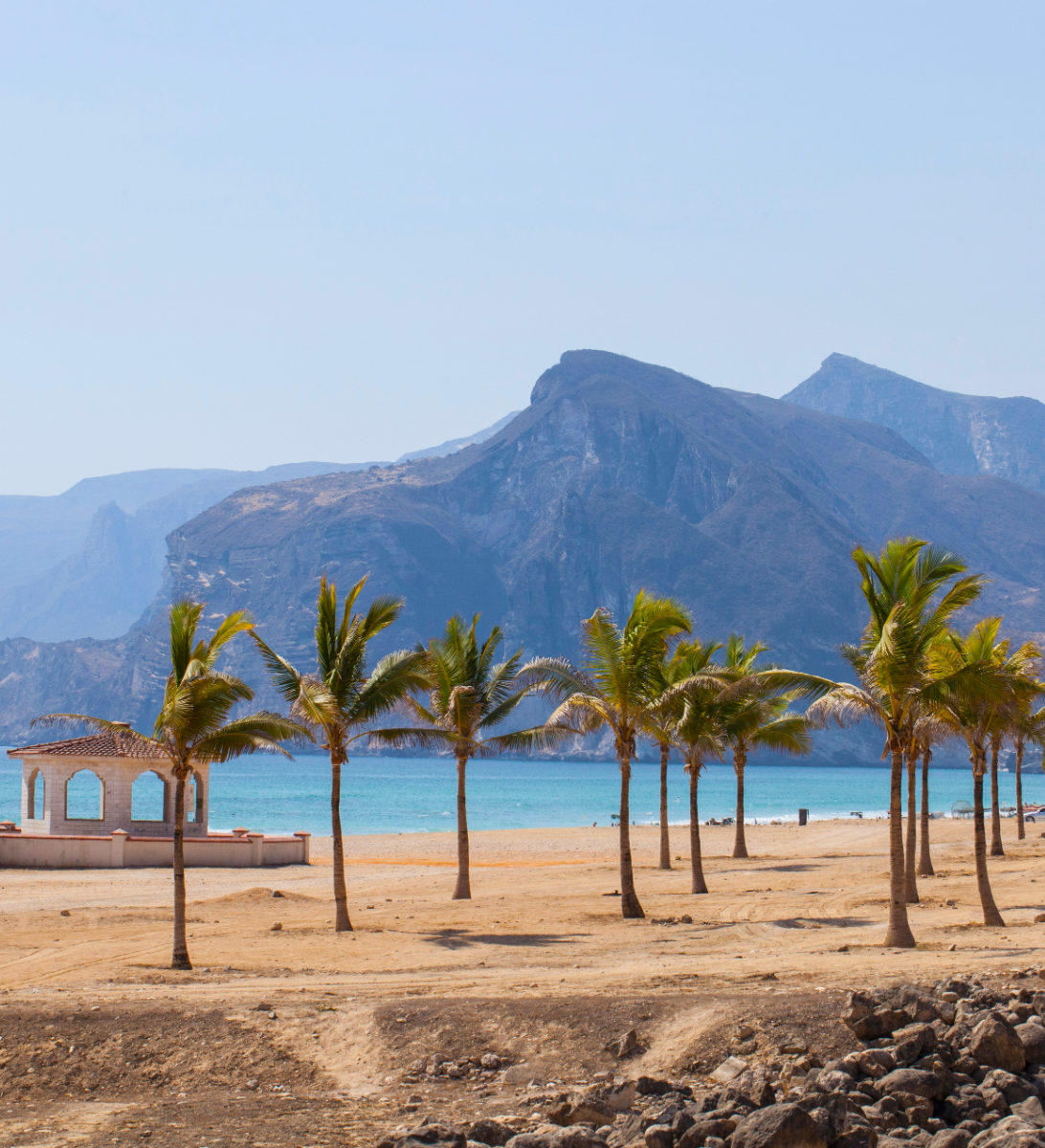 rondreis oman, salalah strand