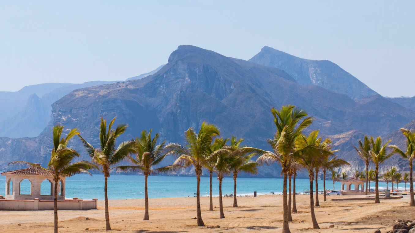 rondreis oman, salalah strand