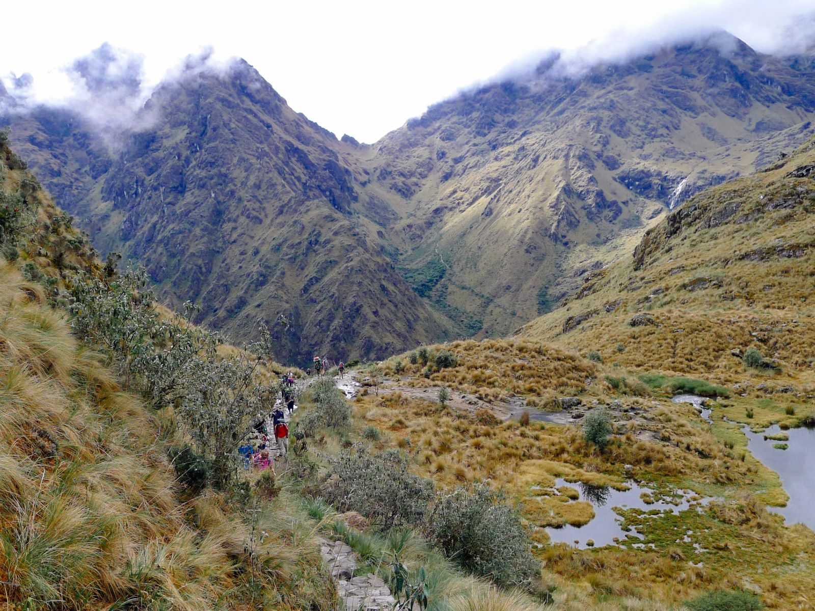 rondreis peru inca trail overzicht met bergen