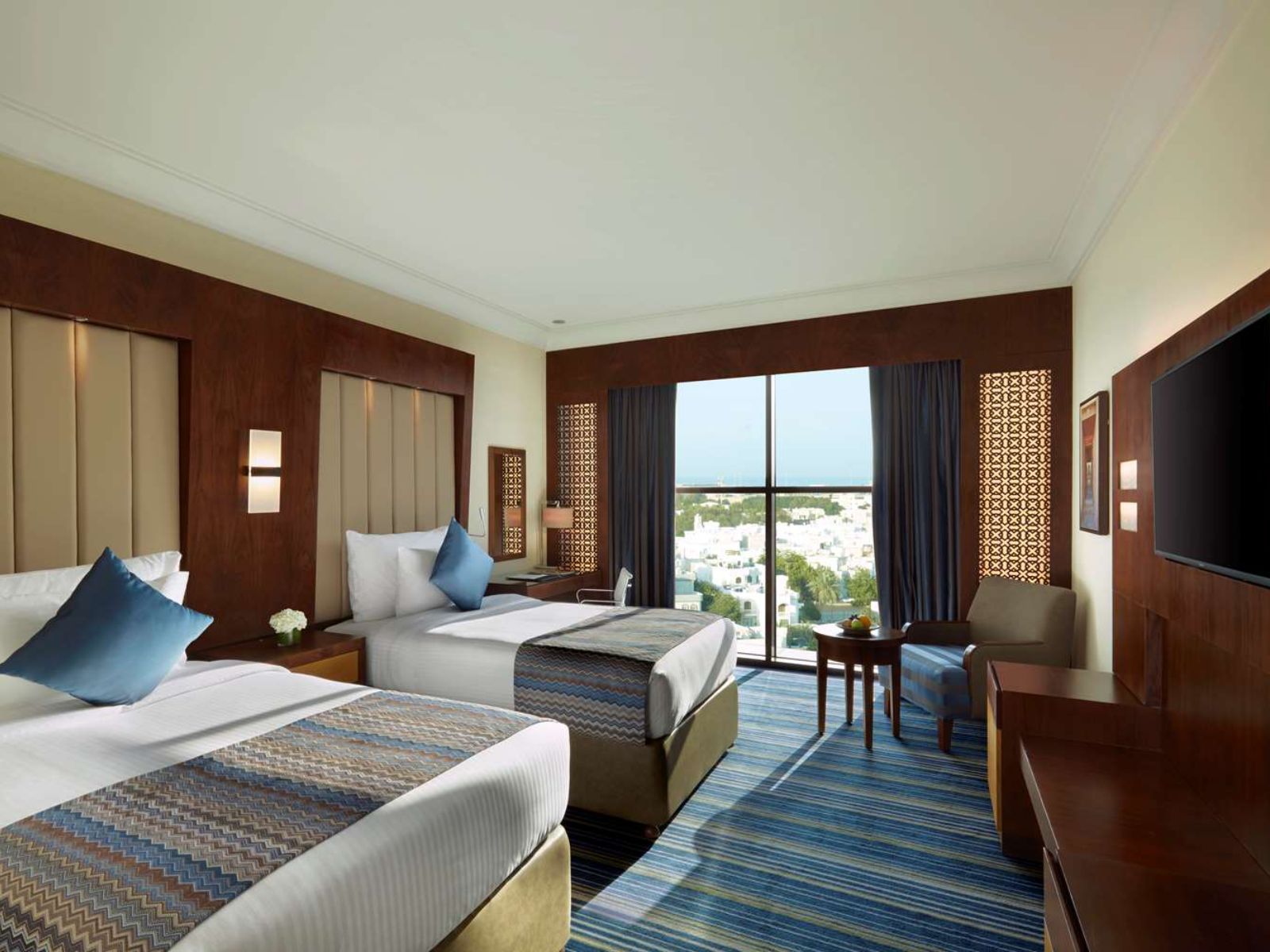 Rondreis Oman, Royal Tulip Hotel, Muscat kamer