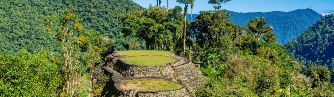 Rondreis Colombia, Ciudad Perdida, uitzicht banner