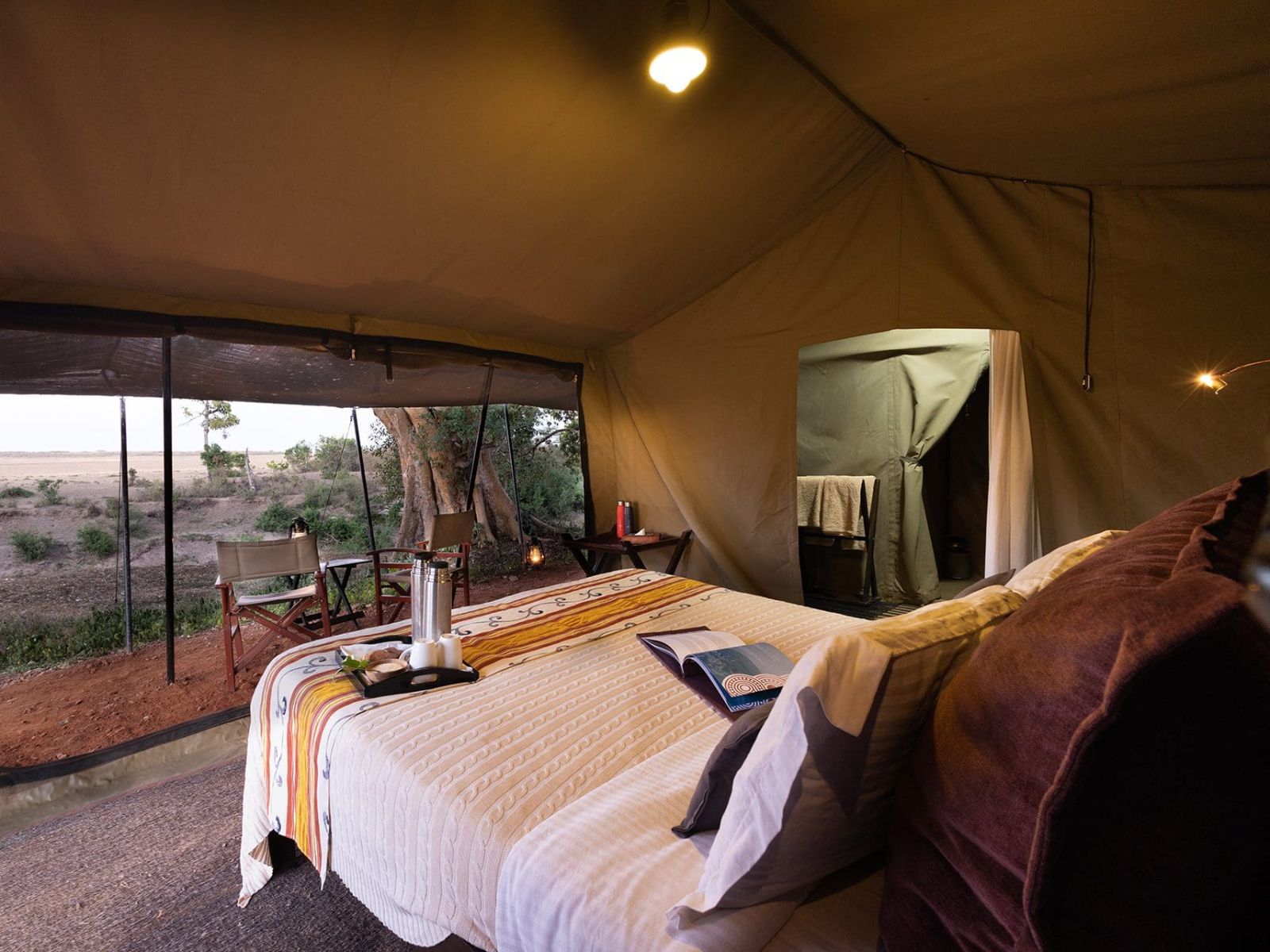 Rondreis Kenia, Basecamp Adventure, Masai Mara National Reserve, tweepersoonsbed