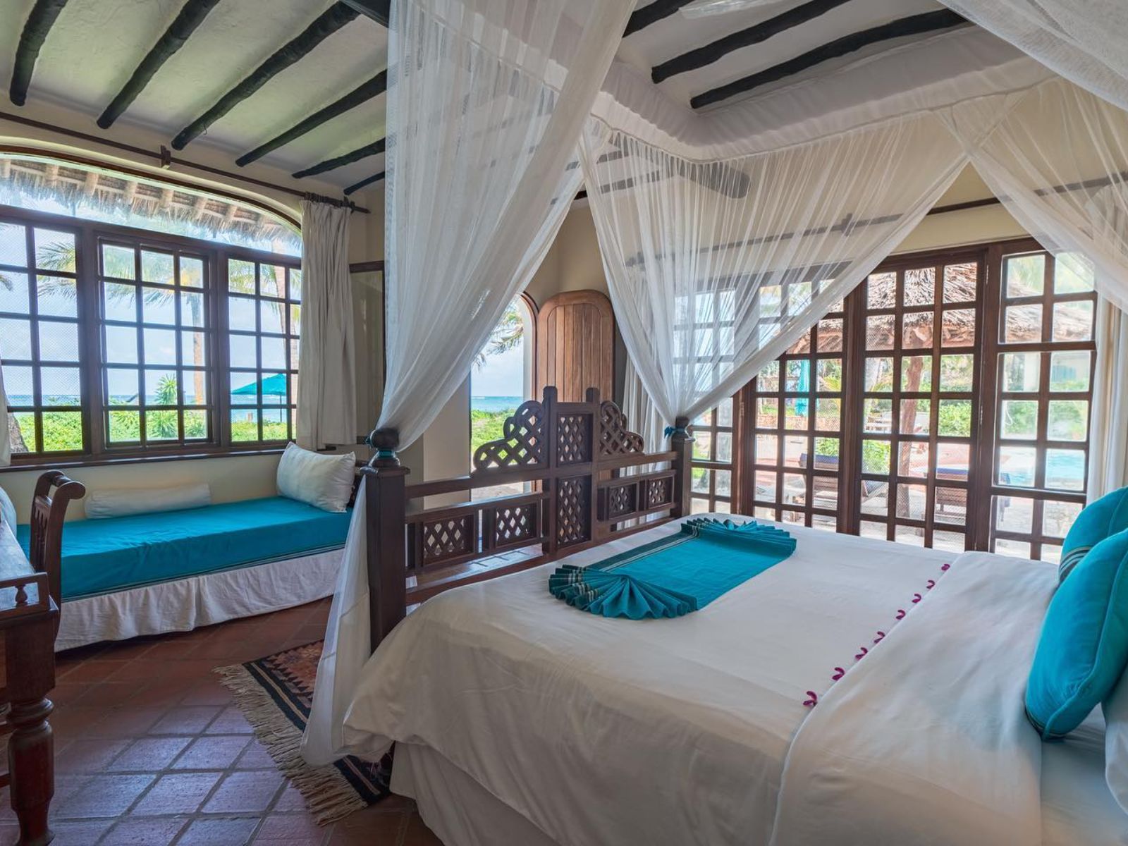 Rondreis Kenia, Diani Beach, Asha Boutique, tweepersoonskamer
