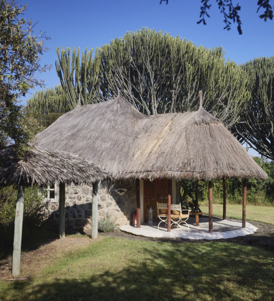 Rondreis Kenia, Lake Nakuru, Mbweha Camp, hotel buitenaanzicht