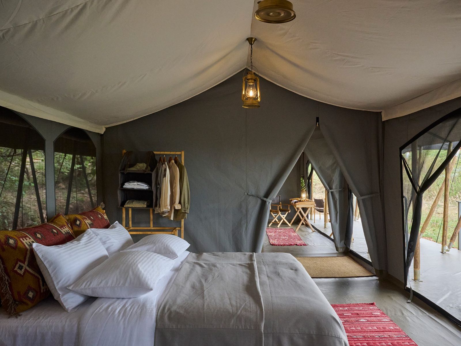 Rondreis Kenia, Masai Mara National Reserve, Basecamp Wilderness, tweepersoonsbed