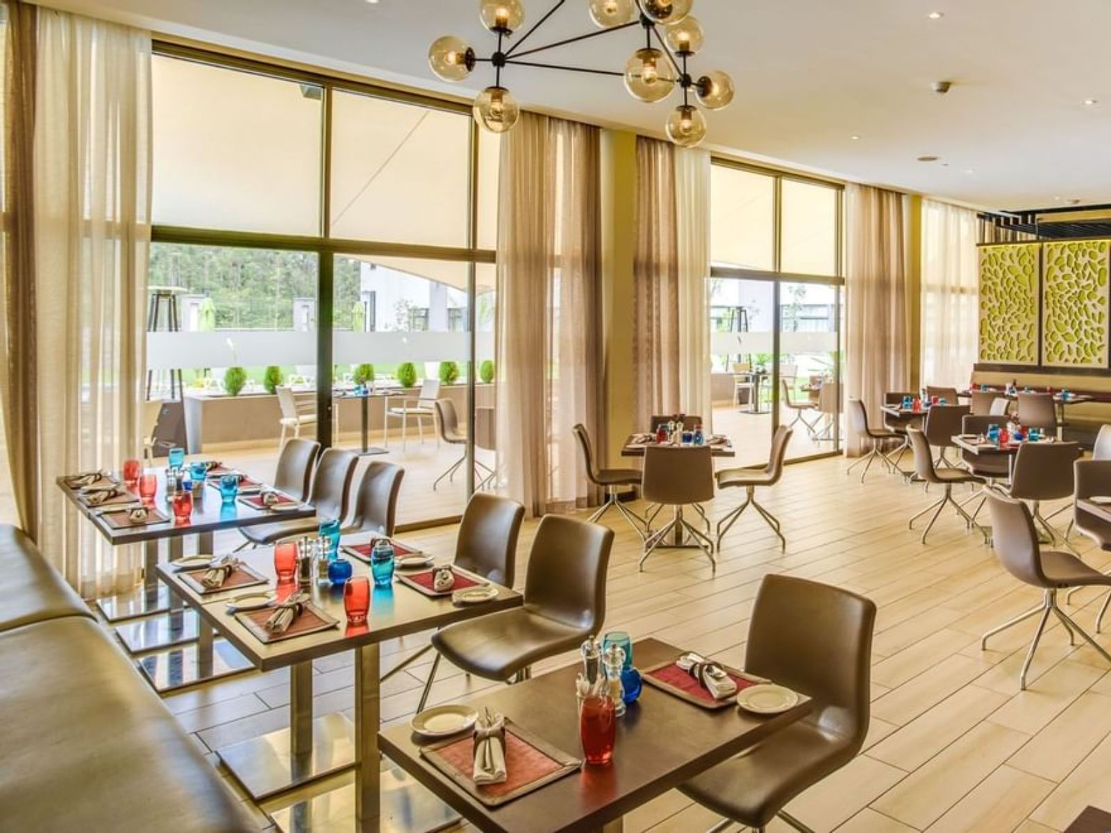 Rondreis Kenia, Nairobi, Tamarind Tree hotel, restaurant