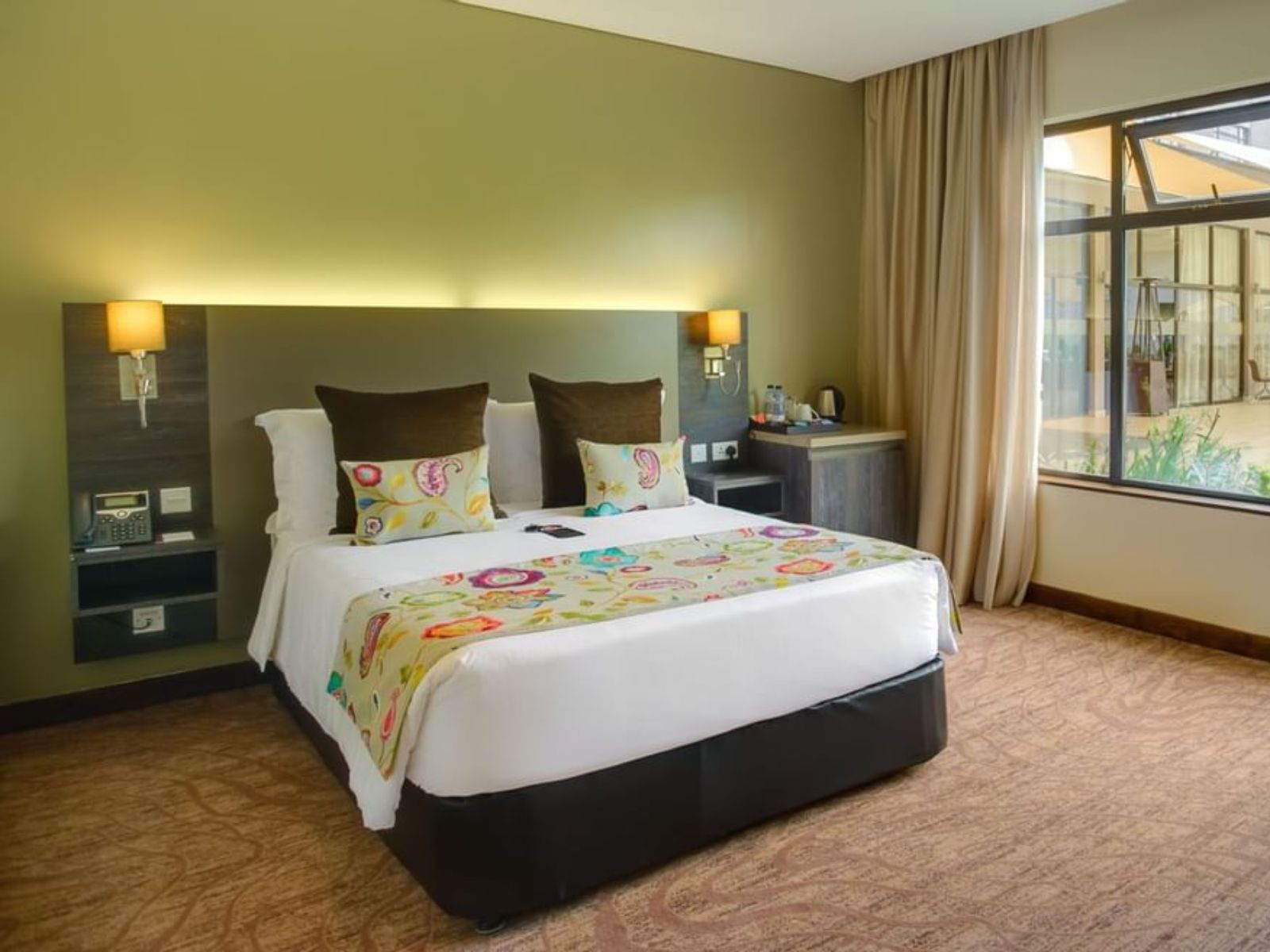 Rondreis Kenia, Nairobi, Tamarind Tree hotel, tweepersoonskamer