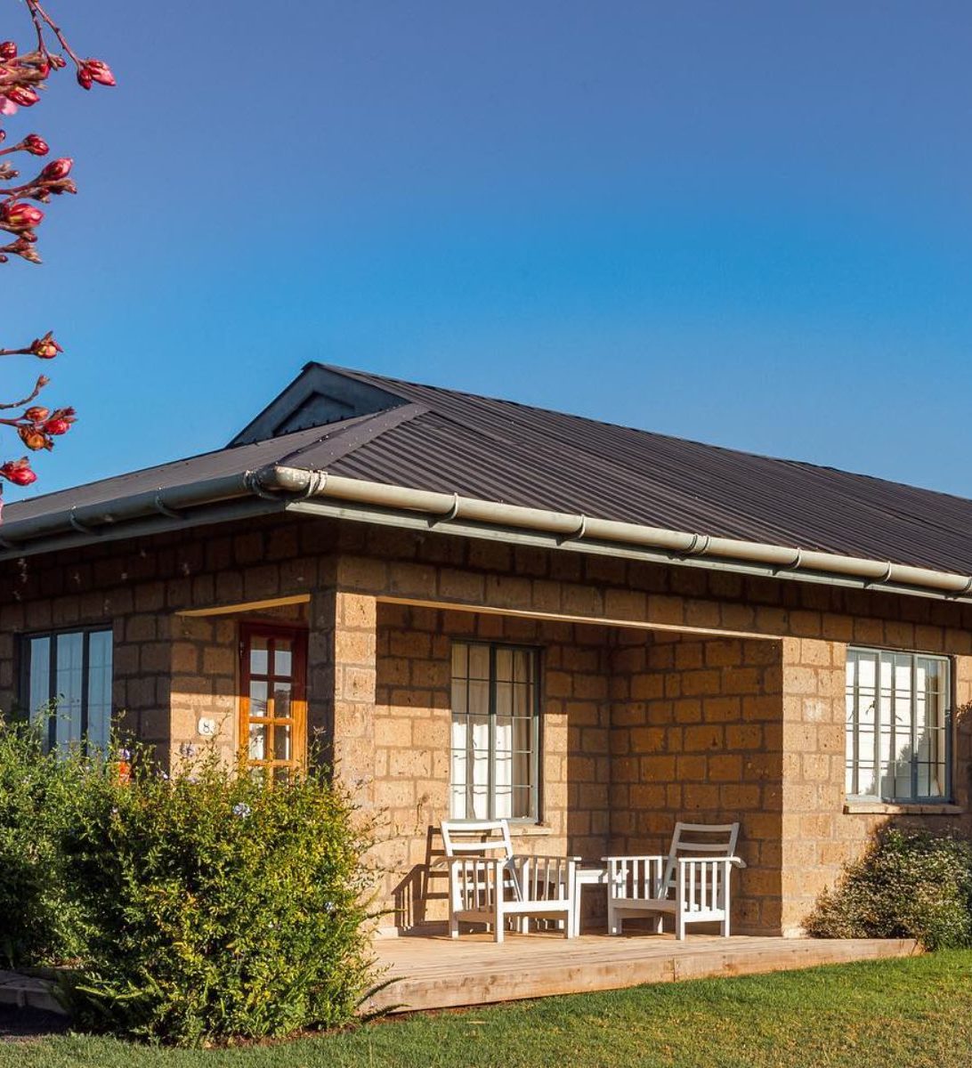Rondreis Kenia, Nanyuki, Soames Hotel, buitenaanzicht