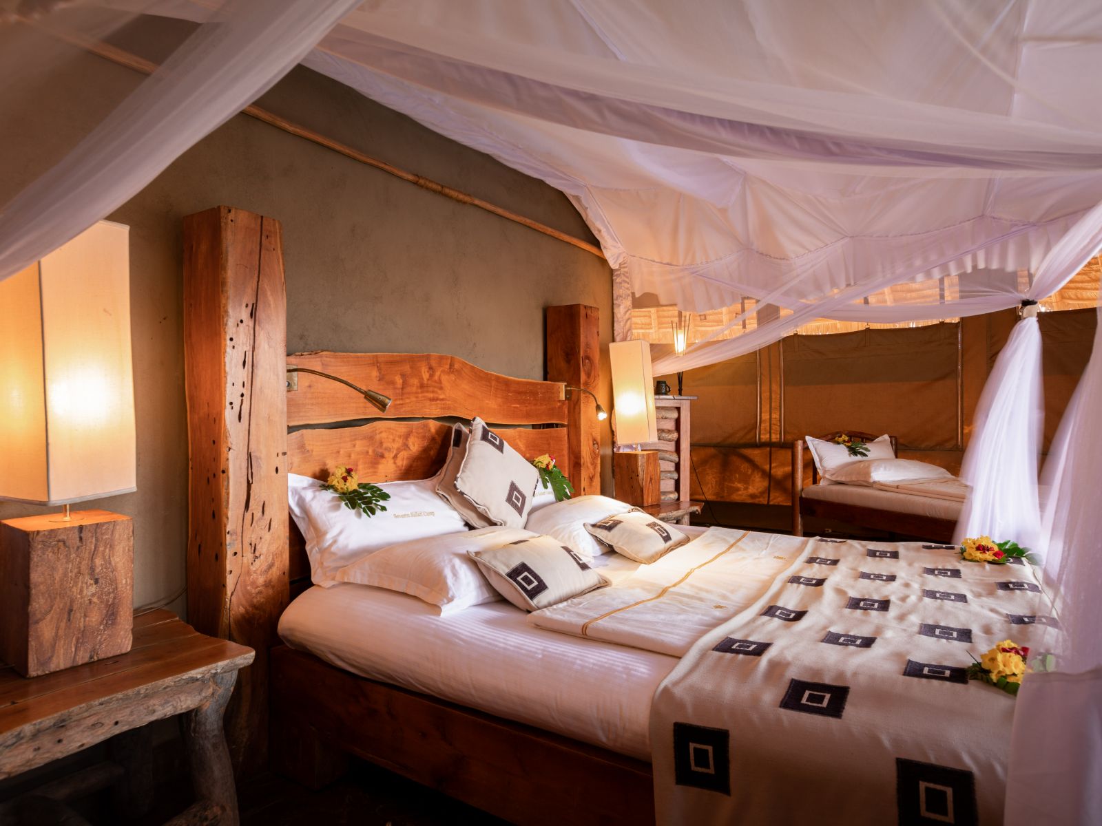 Rondreis Kenia, Tsavo West NP, Severin Safari Camp, triple