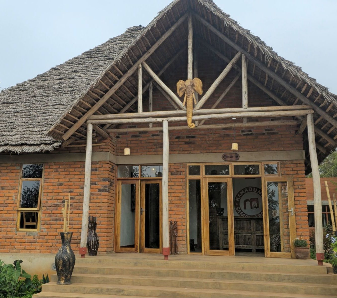 Rondreis Tanzania, Karatu, Mamadunia Lodge, vooraanzicht