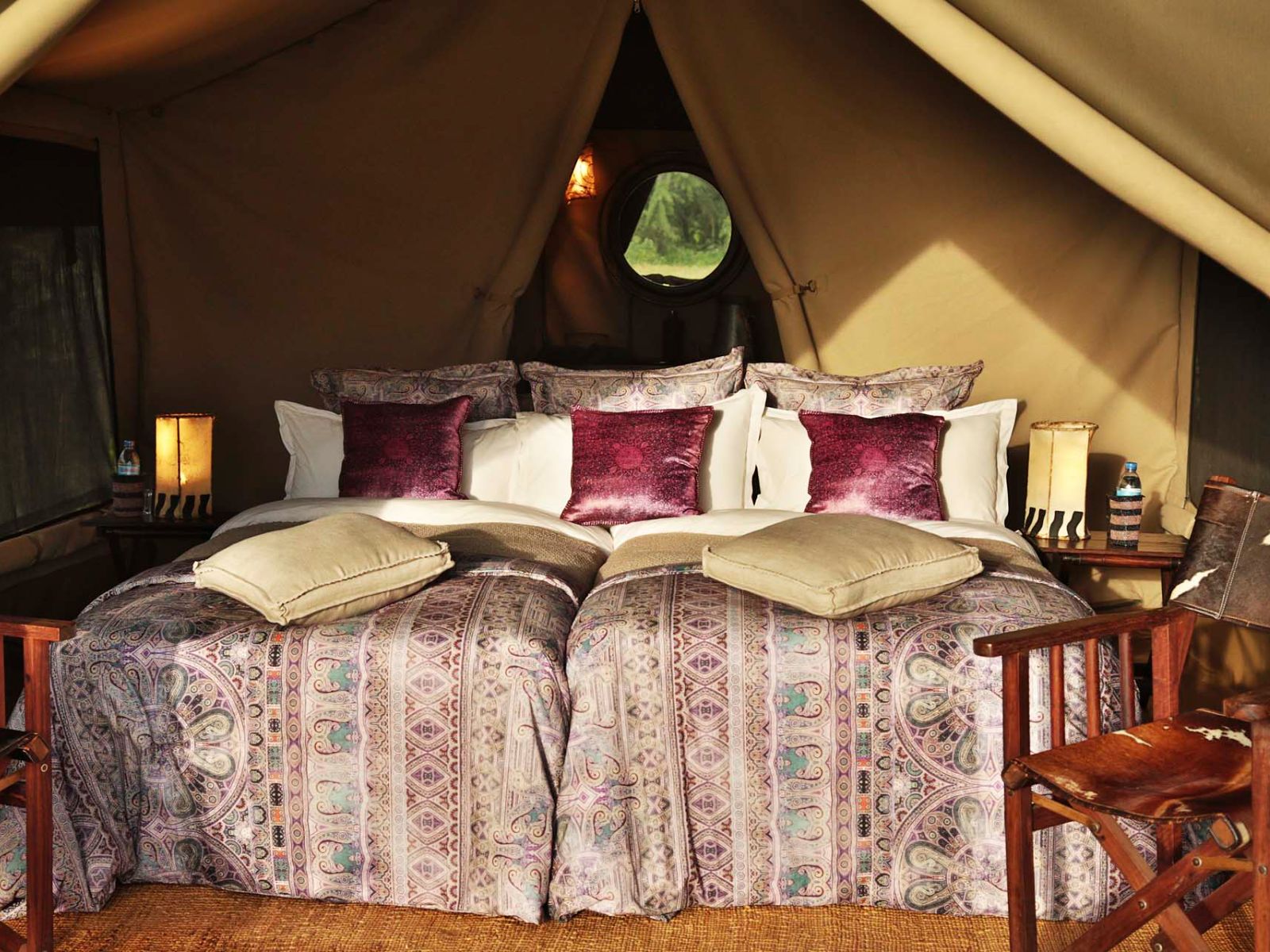 Rondreis Tanzania, Ngorongoro, Pakula Safari Camp, bed