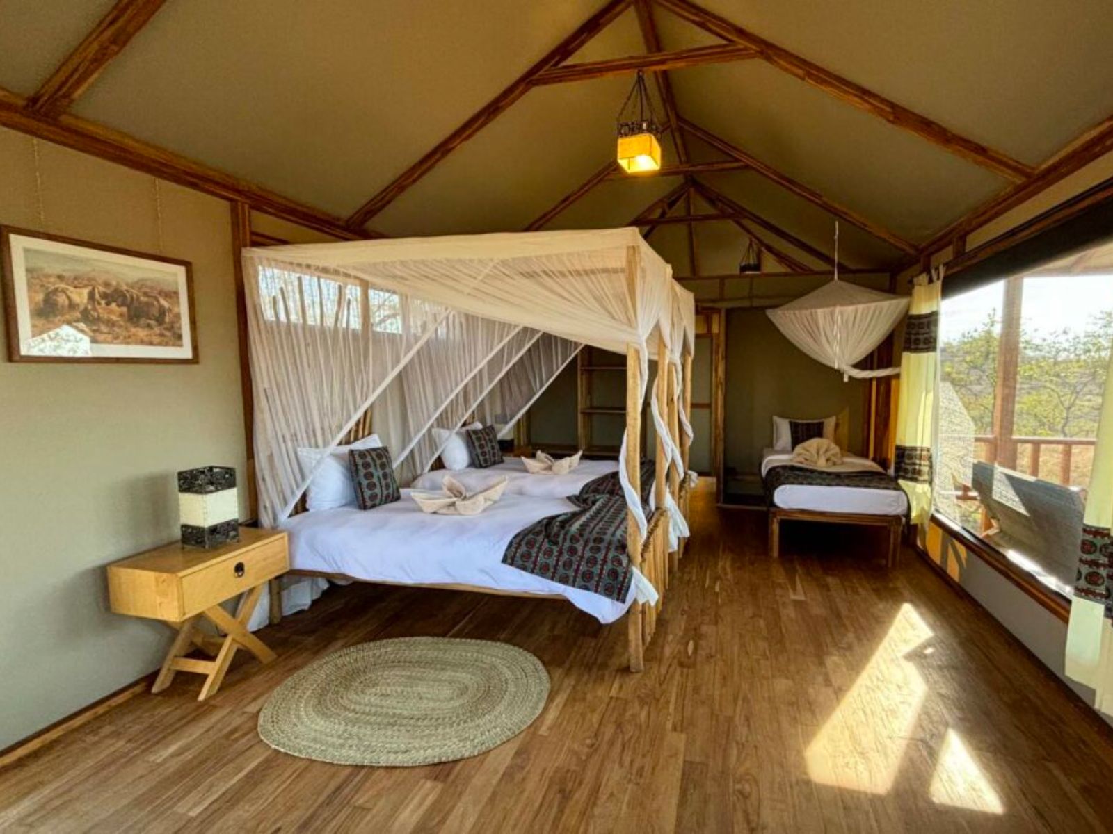 Rondreis Tanzania, Tarangire, Tarangire View Camp, drieepersoonskamer