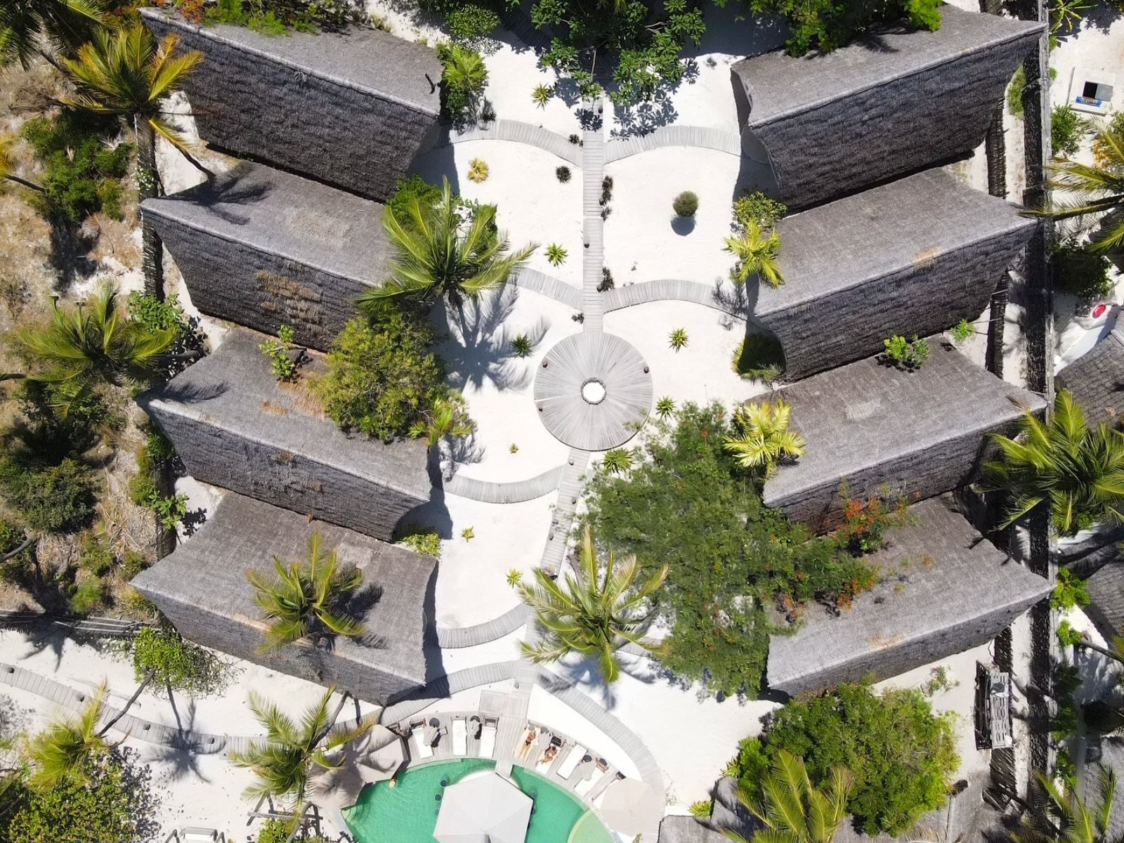 Rondreis, Zanzibar - Pingwe, Baladin Beach Hotel, bovenaanzicht
