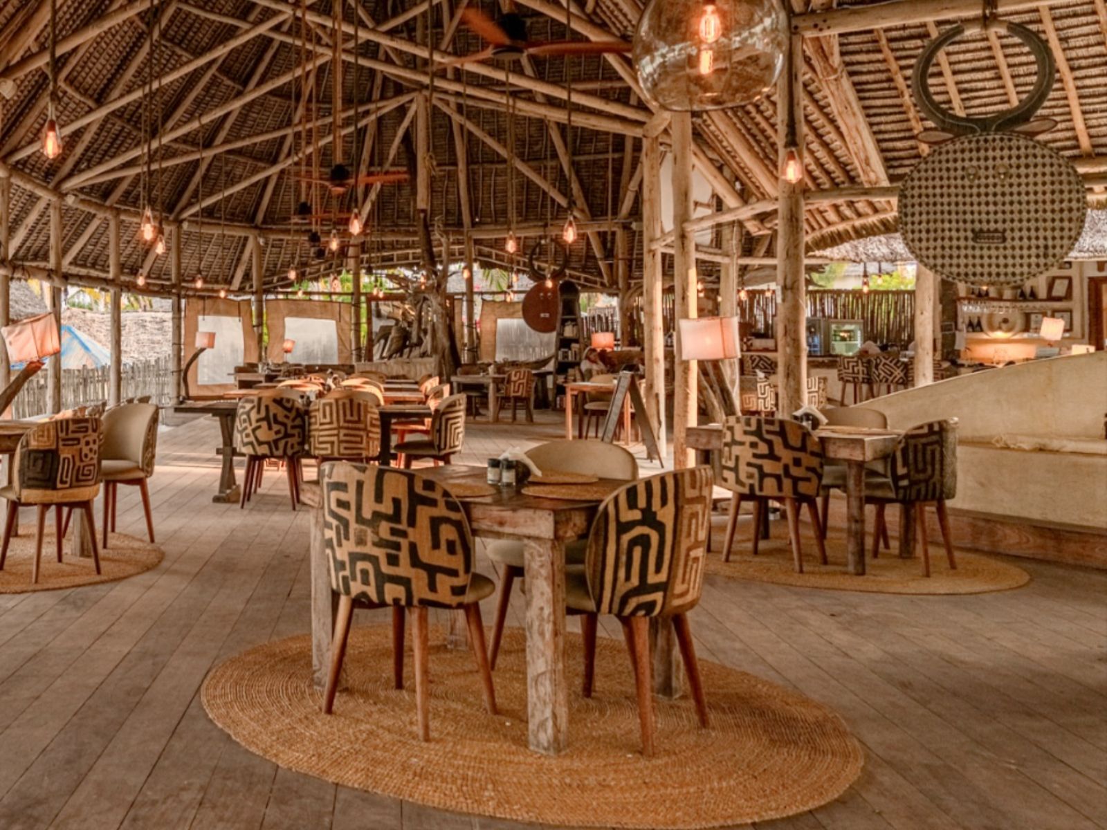 Rondreis, Zanzibar - Pingwe, Baladin Beach Hotel, restaurant