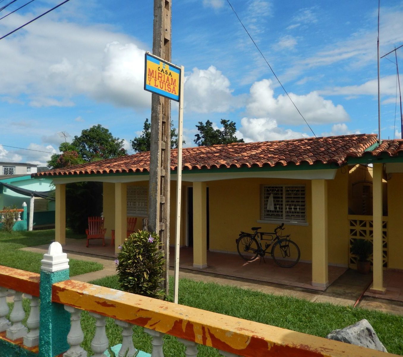 Rondreis Cuba, Casa Particulares, vooraanzicht casa